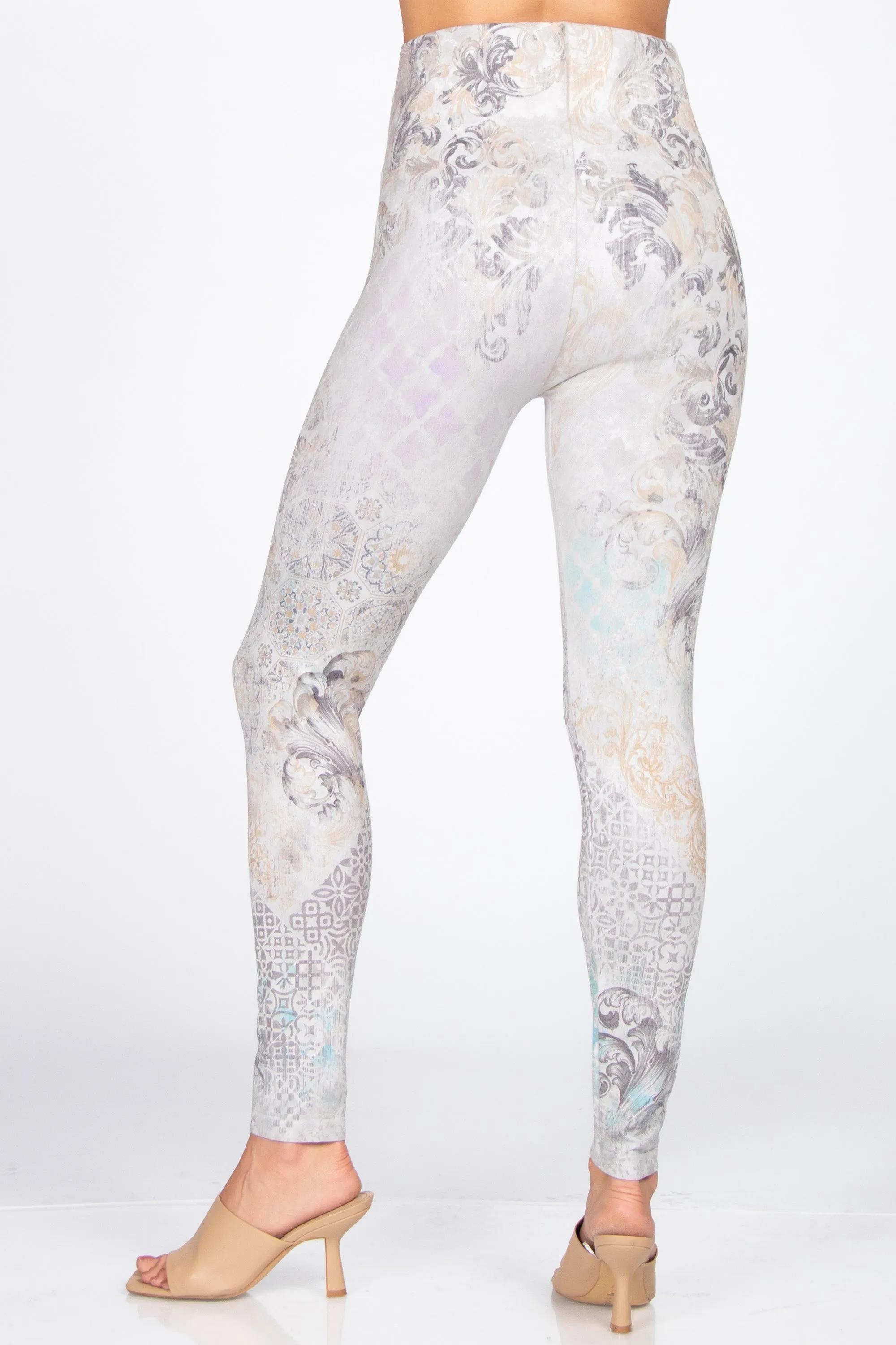 Baroque in Flight Printed Leggings