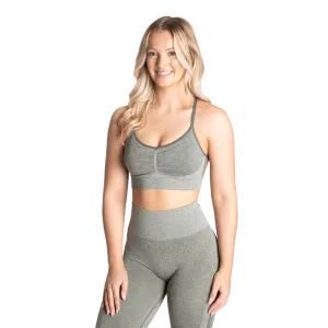 Better Bodies Curve Scrunch Bra - Green Melange