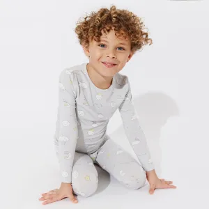 Constellation Grey Bamboo Kids Pajamas