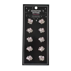 Cosmic Rhinestone Gem Cluster Buttons, 10-Count