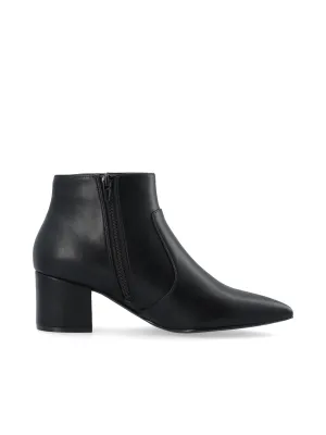 Faux Leather Ankle Boot