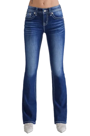 Miss Me Crown Jewel Bootcut Jeans