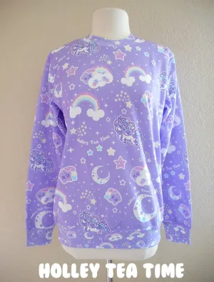 Rainbow Stardust Women's Sweatshirt [made to order]