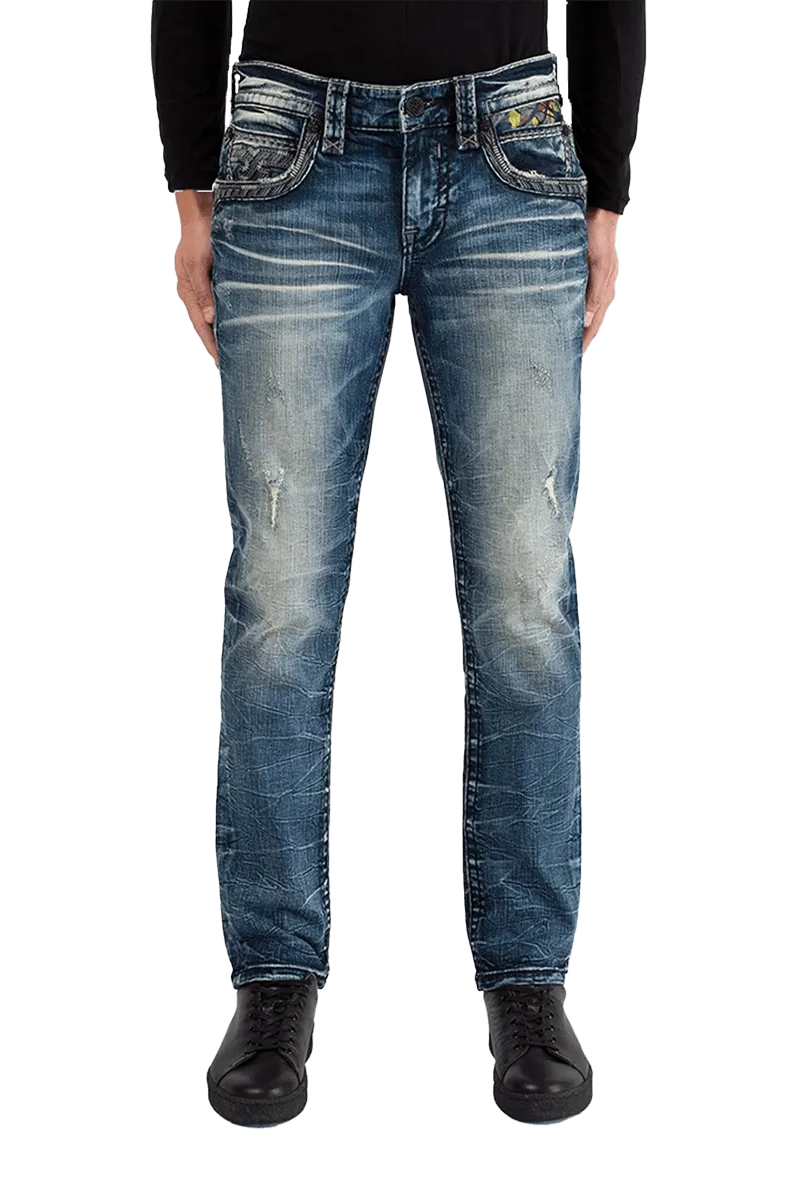 Rock Revival Men's Straight Jeans