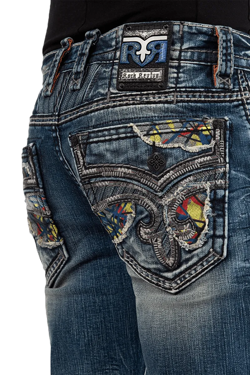 Rock Revival Men's Straight Jeans