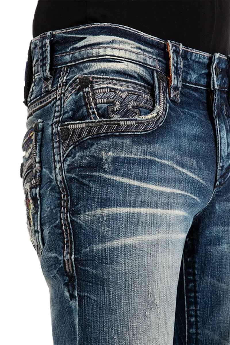 Rock Revival Men's Straight Jeans